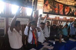 Sarayaku se solidariza con los hermanos Shuaras de Nankiti