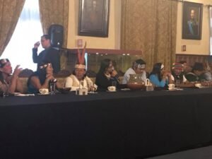 Intervención de la presidenta del Pueblo Originario Kichwa de Sarayaku.