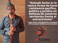 Kawsak Sacha en el entendimiento del presidente del Consejo de Gobierno de Sarayaku