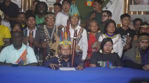 MANIFIESTO DEL ENCUENTRO REGIONAL DE LOS PUEBLOS ORIGINARIOS Y TRIBALES DE AMÉRICA LATINA EN RESISTENCIA.